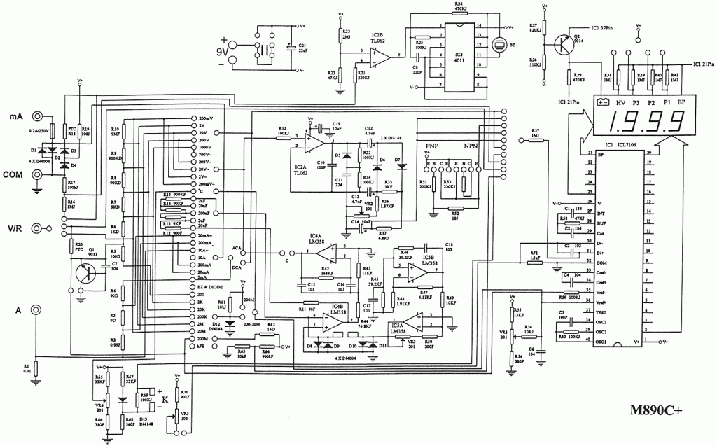 K pc800b схема принципиальная электрическая