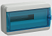 Корпус пластиковый КМПн-18 IP65 синяя прозрачная дверь TEKFOR IEK