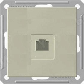 Розетка компьютерная RJ45 категория 5E  с/у, механизм W59  слоновая кость Schneider Electric