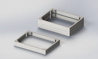 Цоколь корпуса 100х800х600 IP55 нерж. (AISI304)