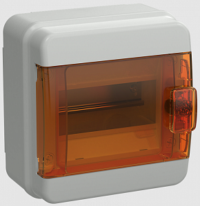 Корпус пластиковый КМПн- 6 IP65 оранжевая прозрачная дверь TEKFOR IEK