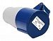 Розетка 213 переносная 2Р+PE       16А  220B  IP44