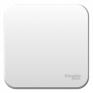 Выключатель одноклавишный белый без индикации Schneider Electric