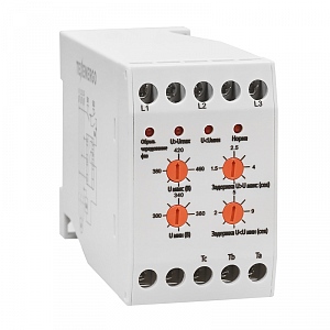 Реле контроля 3-х фазного напряжения ЕЛ 11 МТ 400В Texenergo