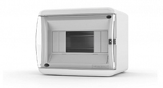 Щит навесной ЩРН-П- 4 мод. прозр. дверь IP41 Tekfor UNC 40-04-2