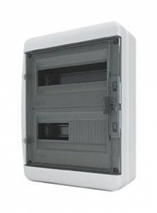 Щит навесной ЩРН-П-24 мод. прозр. черн. дверь IP65 Tekfor BNK 65-24-1
