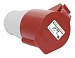 Розетка 224 переносная 3Р+PE       32А  380B  IP44