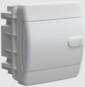 Корпус пластиковый ЩРВ-П- 4 мод. непрозр. бел. дверь IP41 UNION Compact IEK