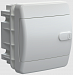 Корпус пластиковый ЩРВ-П- 4 мод. непрозр. бел. дверь IP41 UNION Compact IEK