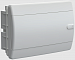 Корпус пластиковый ЩРВ-П-12 мод. непрозр. бел. дверь IP41 UNION Compact IEK