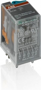 Реле CR-M024DC4 24B DC 4ПК (6A)