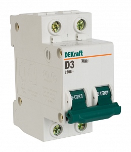 Автоматический выключатель ВА-101 2п 3А 4,5кА DEKraft хар D Schneider Electric
