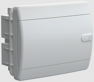 Корпус пластиковый ЩРВ-П- 8 мод. непрозр. бел. дверь IP41 UNION Compact IEK
