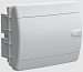 Корпус пластиковый ЩРВ-П- 8 мод. непрозр. бел. дверь IP41 UNION Compact IEK