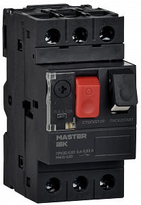 Пускатель ручной кнопочный ПРК32-0,63      0.4-0,63А    ИЭК