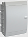 Корпус пластиковый ЩРВ-П-18 мод. непрозр. бел. дверь IP41 UNION Compact IEK