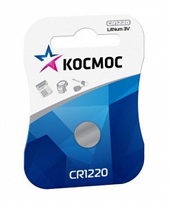 Батарейка CR 1220 1*BL KOSMOS