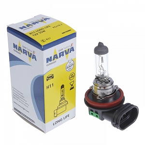 Лампа H11 55W (PGJ19-2) Long Life 3500K NARVA
