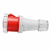 Розетка 2452 кабельная 3P+PE+N 125A  380В  IP67