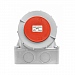 Розетка 1442 стац.  ОУ 3P+PE        125А  380В  IP67