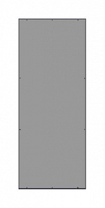 Стенка боковая к ВРУ h=1600мм RAL9001 (к ВРУ 1800х450мм)