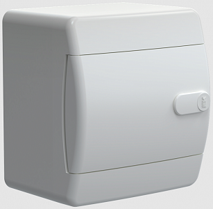 Корпус пластиковый ЩРН-П- 4 мод. непрозр. бел. дверь IP41 UNION Compact IEK