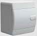 Корпус пластиковый ЩРН-П- 4 мод. непрозр. бел. дверь IP41 UNION Compact IEK
