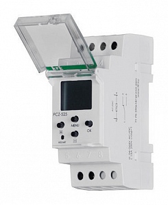 Реле времени PCZ-525   24-264В AC/DC, 16А, IP20, установка независимых программ работы по дням недели