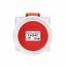 Розетка 3142 стац.  СУ 3P+PE         16А  380В  IP67