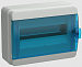 Корпус пластиковый КМПн-12 IP65 синяя прозрачная дверь TEKFOR IEK