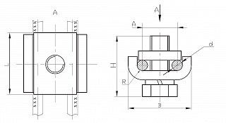 Зажим плашечный ПС-3-1