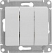 Выключатель GLOSSA С/У 3кл. без инд. 10А 250В IP20 сх.1+1+1 механизм, БЕЛЫЙ Schneider Electric