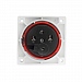 Розетка 3242 стац.  СУ 3P+PE         32А  380В  IP67