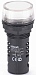 Лампа коммутационная ADDS ?22 мм LED бел. 220В AC/DC ЛK-22 DEKraft