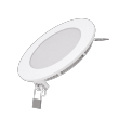 Встраиваемый светильник Gauss ультратонкий круглый IP20 6W,120х22, 105, 3000K 360лм 1/20
