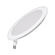 Встраиваемый светильник Gauss ультратонкий круглый IP20 18W,225х22, 210, 3000K 1200лм 1/20