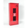 Шкаф для огнетушителей ШПО-103 "А" открытый навесной (300*650*230) красный