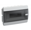 Корпус пластиковый ЩРВ-П-12 мод. прозр. черн. дверь IP41 UNION Compact IEK