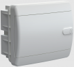Корпус пластиковый ЩРВ-П- 6 мод. непрозр. бел. дверь IP41 UNION Compact IEK