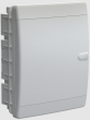 Корпус пластиковый ЩРВ-П-18 мод. непрозр. бел. дверь IP41 UNION Compact IEK