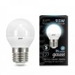 Лампа Gauss LED Globe E27 9.5W 4100K