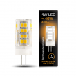 Лампа Gauss LED G4 AC185-265V 4W 400lm 2700K керамика