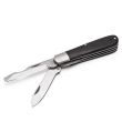 Нож монтерский малый складной с прямым лезвием и отверткой НМ-08 (КВТ)