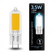 Лампа Gauss LED G4 AC220-240V 3.5W 260lm 4100K Glass