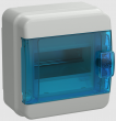 Корпус пластиковый КМПн- 6 IP65 синяя прозрачная дверь TEKFOR IEK