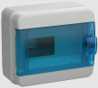 Корпус пластиковый КМПн- 8 IP65 синяя прозрачная дверь TEKFOR IEK