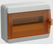 Корпус пластиковый КМПн-12 IP65 оранжевая прозрачная дверь TEKFOR IEK