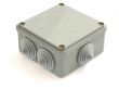 Коробка распределительная 100х100х45 6 вводов IP44