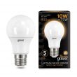 Лампа Gauss LED A60 10W E27 880lm  3000K