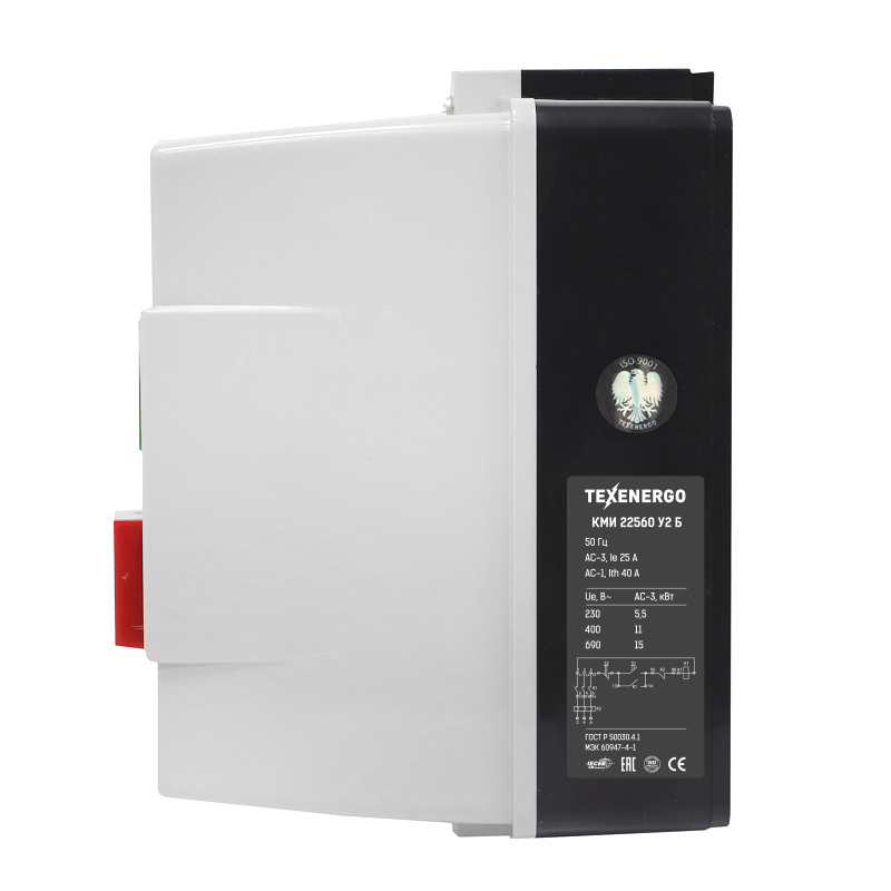 Купить Контактор КМИ 22560 25А 220В У2 Класс Б РТИ 1321 (12-18А) Теxenergo